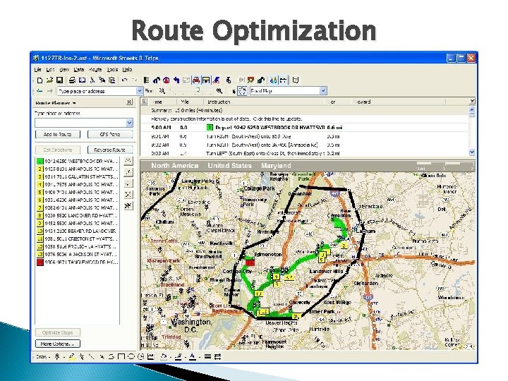 Route Optimization 