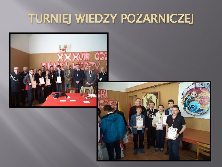 TURNIEJ WIEDZY POŻARNICZEJ 