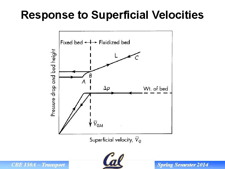 Response to Superficial Velocities CBE 150 A – Transport Spring Semester 2014 