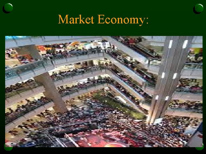 Market Economy: 