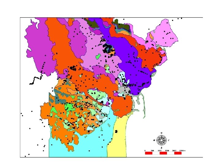 Ubicazione dei sondaggi geognostici 