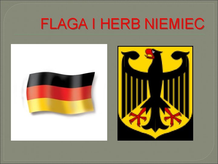 FLAGA I HERB NIEMIEC 