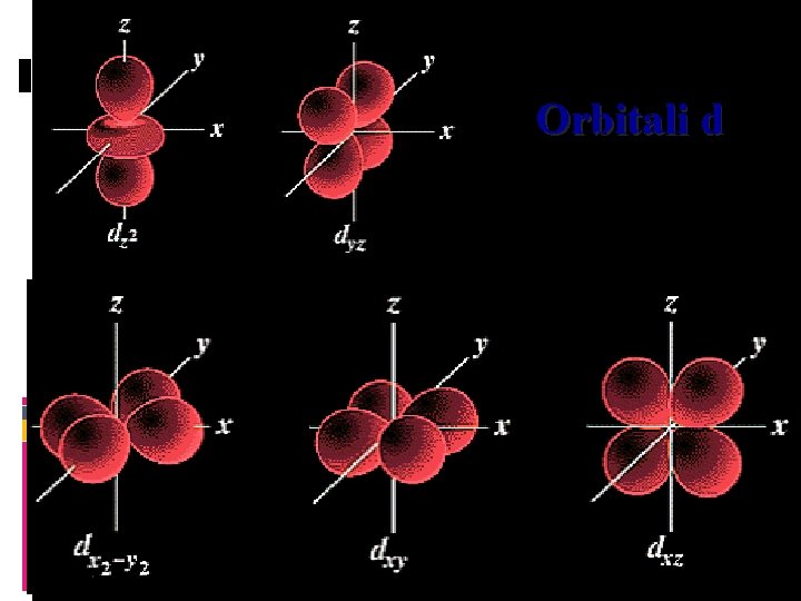 Orbitali d 