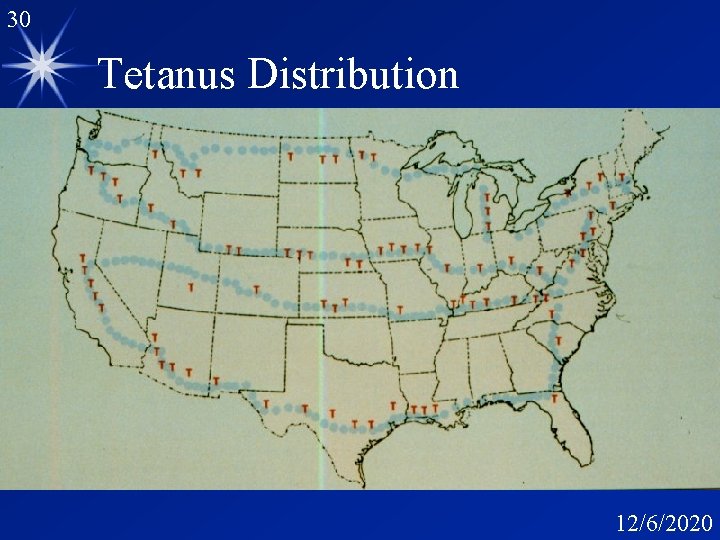 30 Tetanus Distribution 12/6/2020 