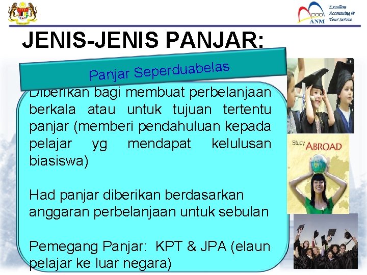 JENIS-JENIS PANJAR: las e b a u d r e p e S r