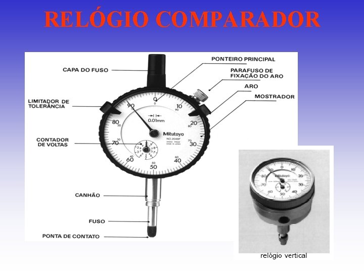 RELÓGIO COMPARADOR RELÓGIO COMPARADOR