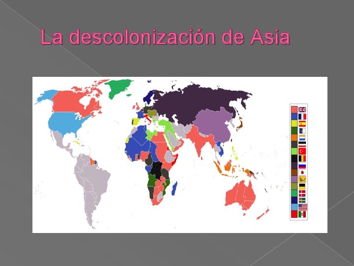 La descolonización de Asia 