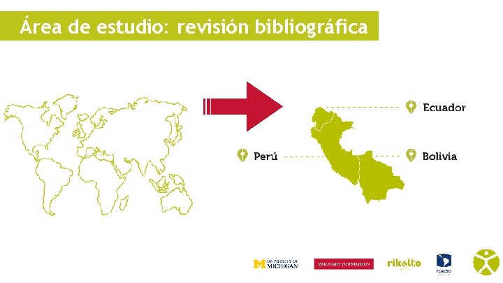 Área de estudio: revisión bibliográfica 