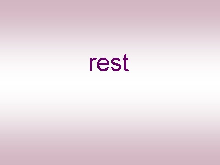 rest 