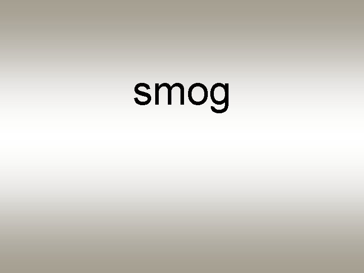 smog 