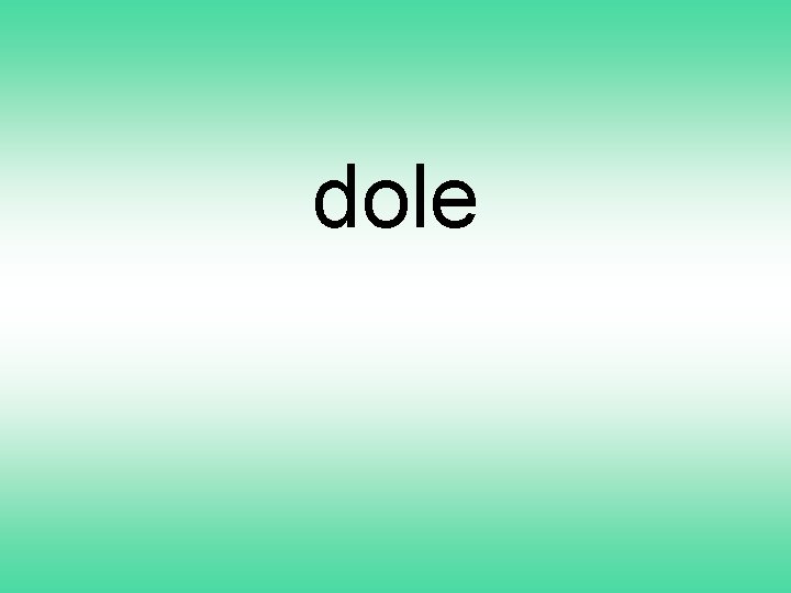 dole 