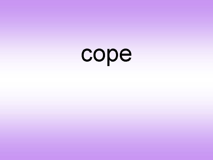 cope 