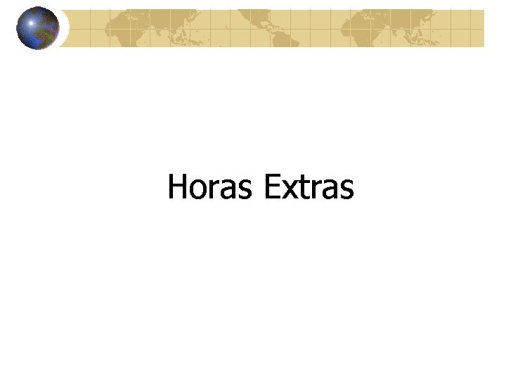 Horas Extras 