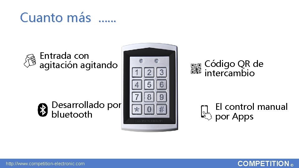 Cuanto más . . . Entrada con agitación agitando Desarrollado por bluetooth http: //www.