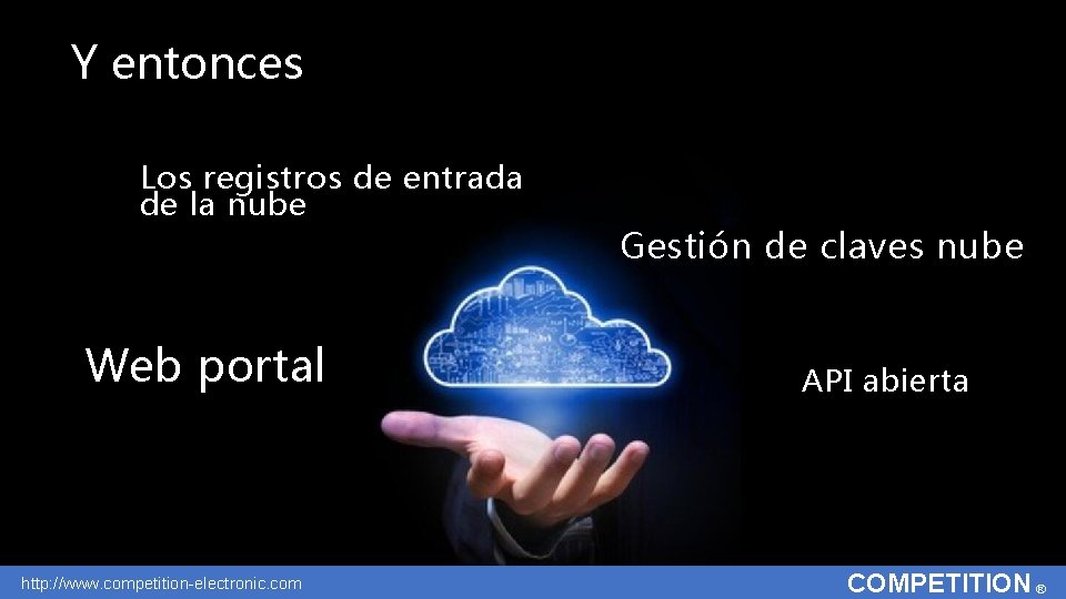 Y entonces Los registros de entrada de la nube Web portal http: //www. competition-electronic.