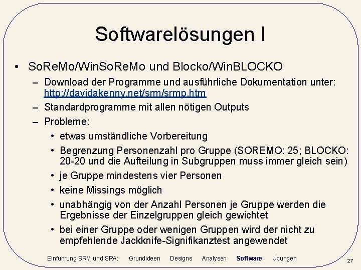 Softwarelösungen I • So. Re. Mo/Win. So. Re. Mo und Blocko/Win. BLOCKO – Download