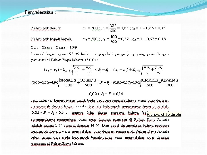Penyelesaian : 
