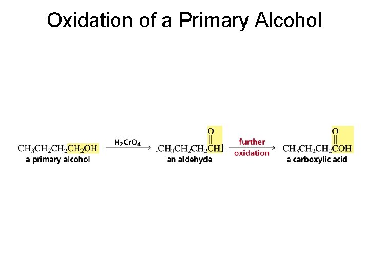 Oxidation of a Primary Alcohol 