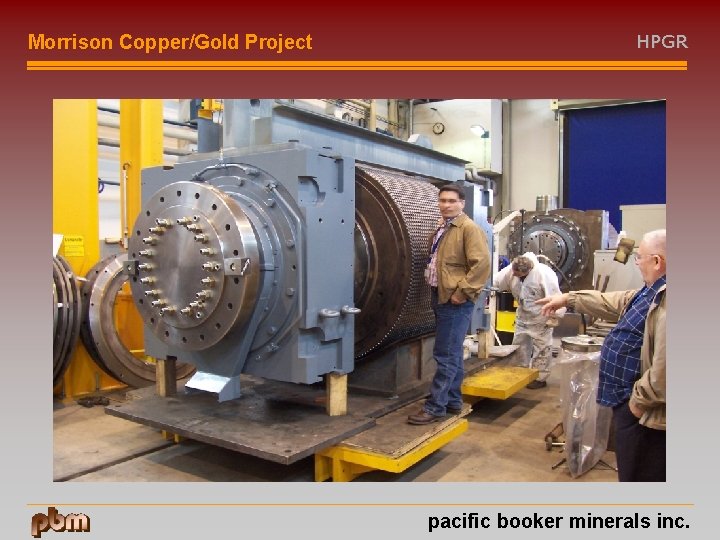 Morrison Copper/Gold Project HPGR pacific booker minerals inc. 