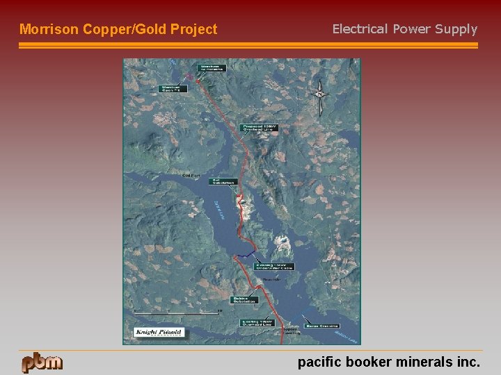 Morrison Copper/Gold Project Electrical Power Supply pacific booker minerals inc. 