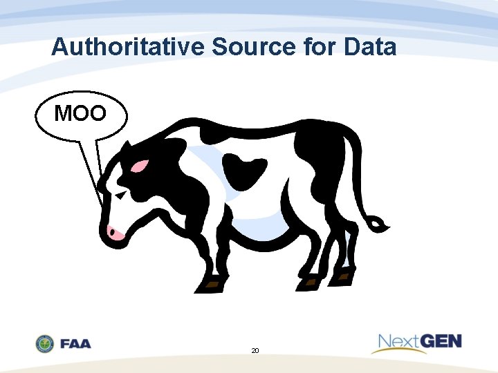 Authoritative Source for Data MOO 20 