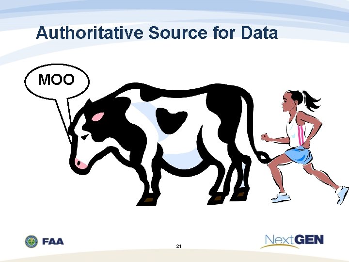 Authoritative Source for Data MOO 21 