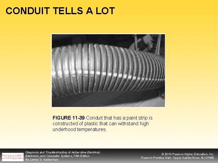 CONDUIT TELLS A LOT FIGURE 11 -39 Conduit that has a paint strip is