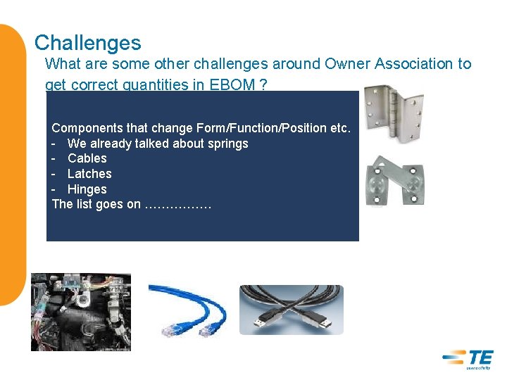 Challenges What are some other challenges around Owner Association to get correct quantities in