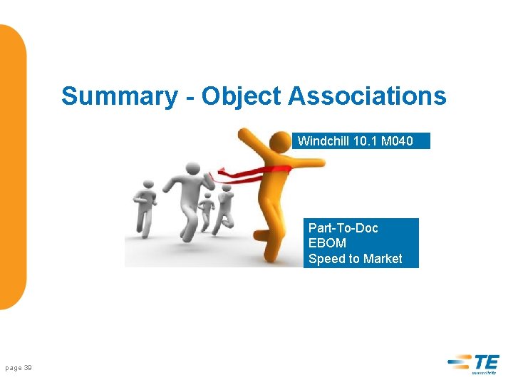 Summary - Object Associations Windchill 10. 1 M 040 Part-To-Doc EBOM Speed to Market