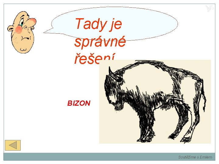 Tady je správné řešení. BIZON Soutěžíme s Emilem 