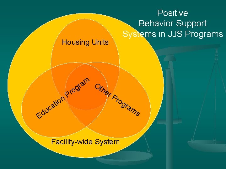 Positive Behavior Support Systems in JJS Programs Housing Units m O the a gr