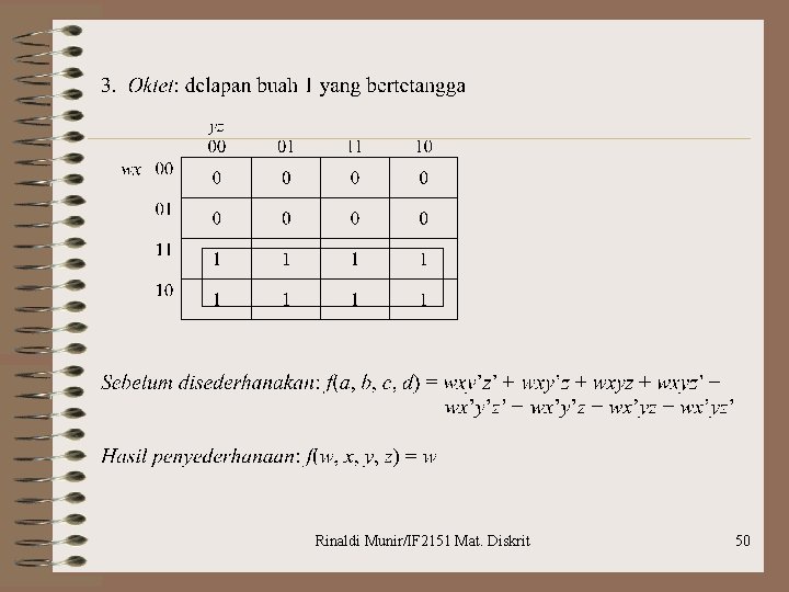 Rinaldi Munir/IF 2151 Mat. Diskrit 50 