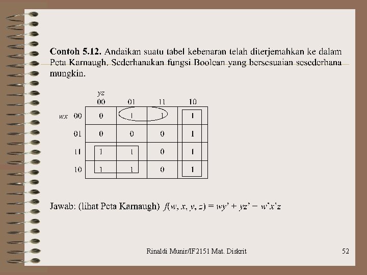 Rinaldi Munir/IF 2151 Mat. Diskrit 52 