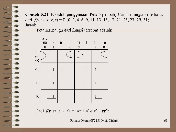 Rinaldi Munir/IF 2151 Mat. Diskrit 63 