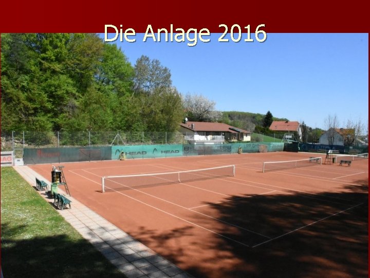 Die Anlage 2016 