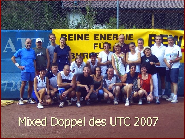Mixed Doppel des UTC 2007 
