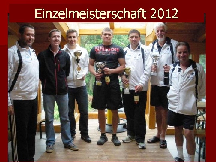 Einzelmeisterschaft 2012 