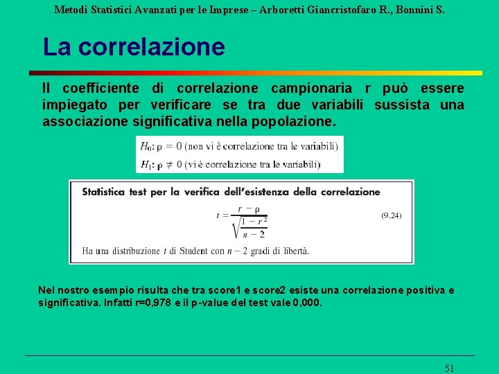Metodi Statistici Avanzati per le Imprese – Arboretti Giancristofaro R. , Bonnini S. La