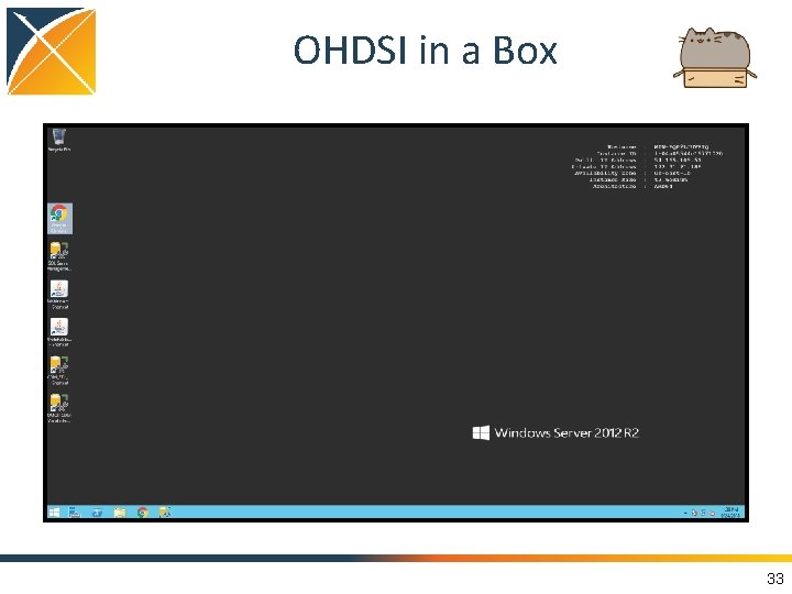 OHDSI in a Box 33 