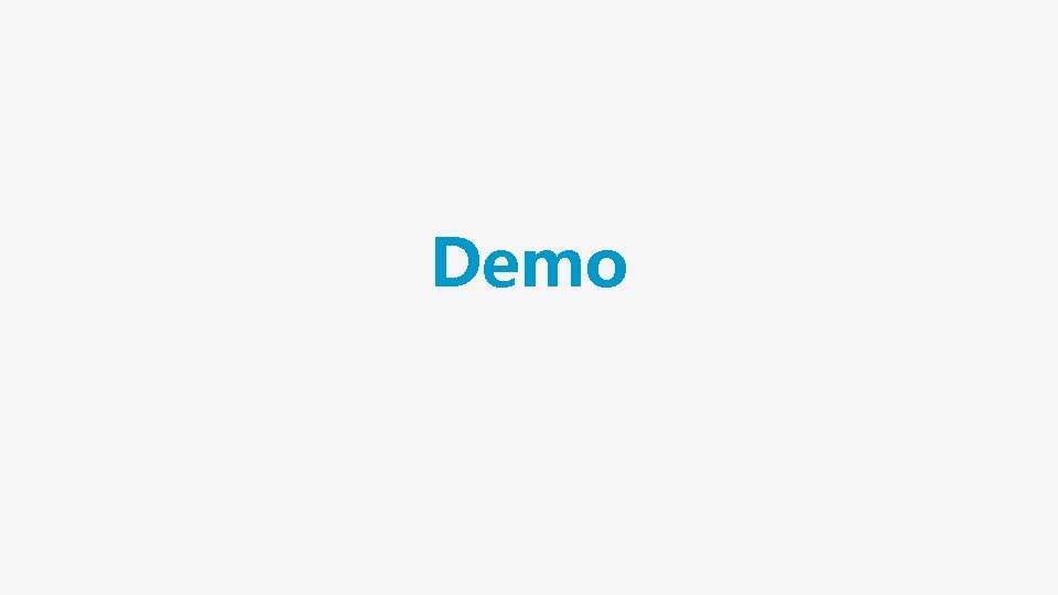 Demo 