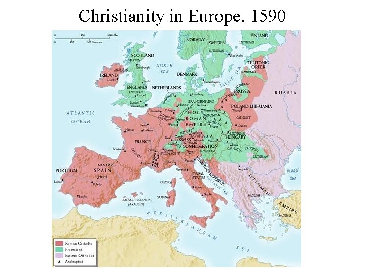 Christianity in Europe, 1590 