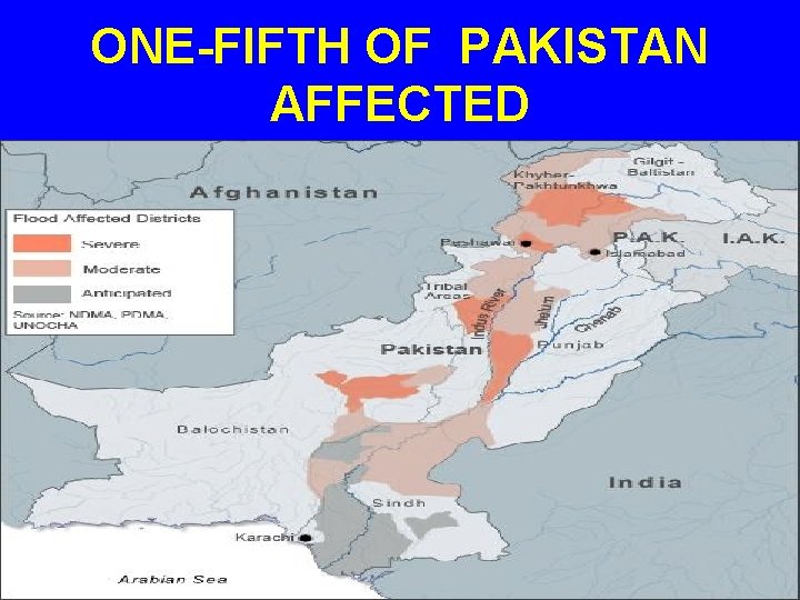 ONE-FIFTH OF PAKISTAN AFFECTED 