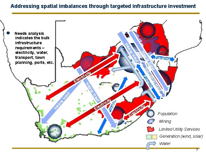 Addressing spatial imbalances through targeted infrastructure investment He av l ic ctr . .