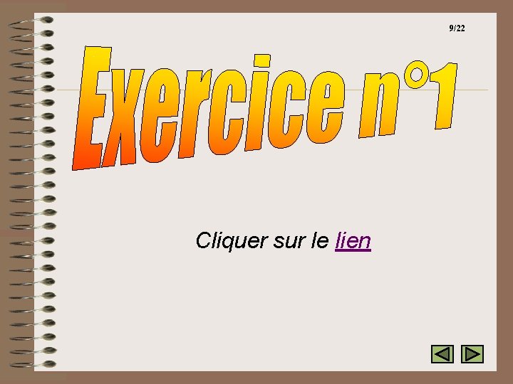 9/22 Cliquer sur le lien 