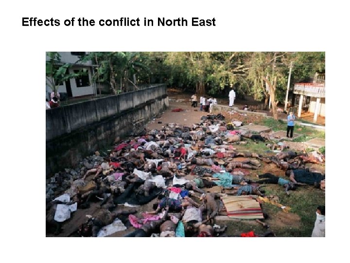 Effects of the conflict in North East 