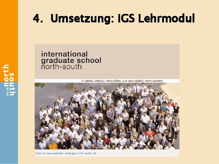 4. Umsetzung: IGS Lehrmodul 