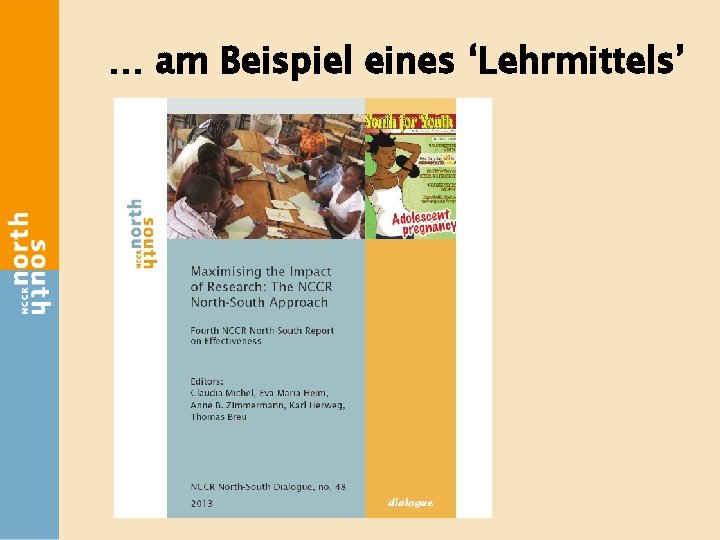 … am Beispiel eines ‘Lehrmittels’ 