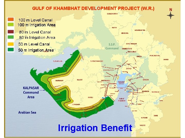 GULF OF KHAMBHAT DEVELOPMENT PROJECT (W. R. ) Irrigation Benefit 