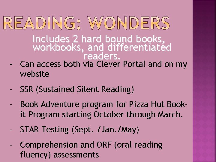 Includes 2 hard bound books, workbooks, and differentiated readers. - Can access both via
