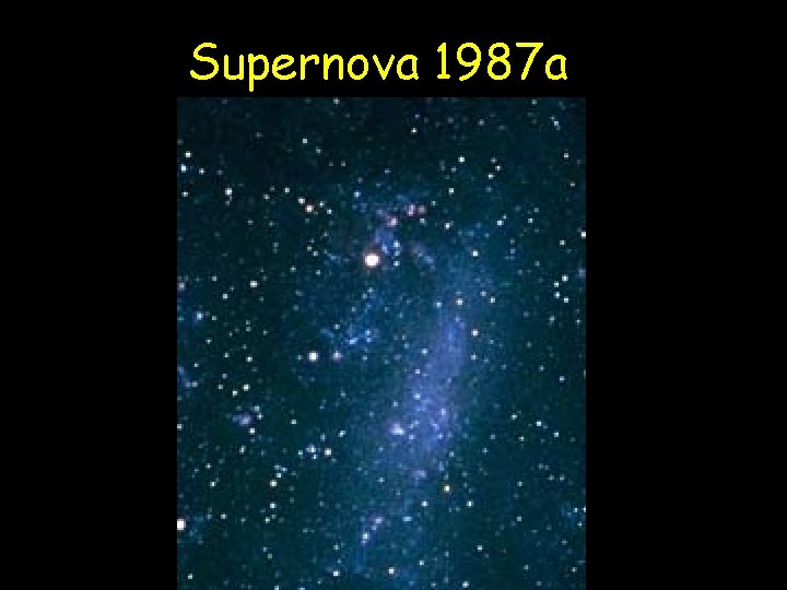 Supernova 1987 a 